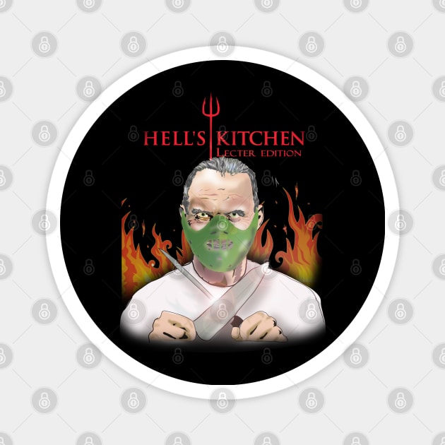 #Halloween Hell's Kitchen (Lecter edition) Magnet by H.M.I Designz